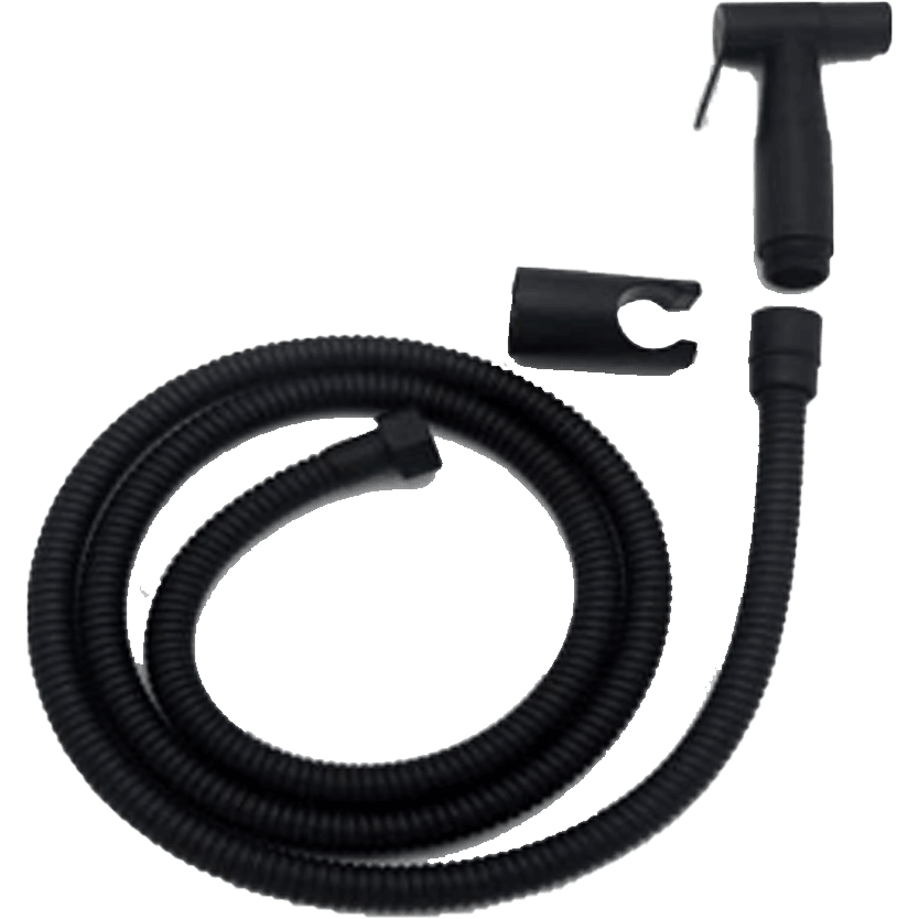 Waterhouse WH-BSSS-BLK-15 Bidet Sprayer w/ High Tension Hose (Matte Black) - KHM Megatools Corp. Waterhouse WH-BSSS-BLK-15 Bidet Sprayer w/ High Tension Hose (Matte Black) - KHM Megatools Corp.